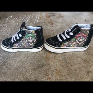 Super Mario Vans size 6T